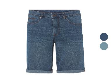 LIVERGY® Szorty jeansowe męskie z bawełną