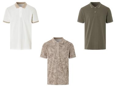 LIVERGY® Koszulka polo męska z bawełny
