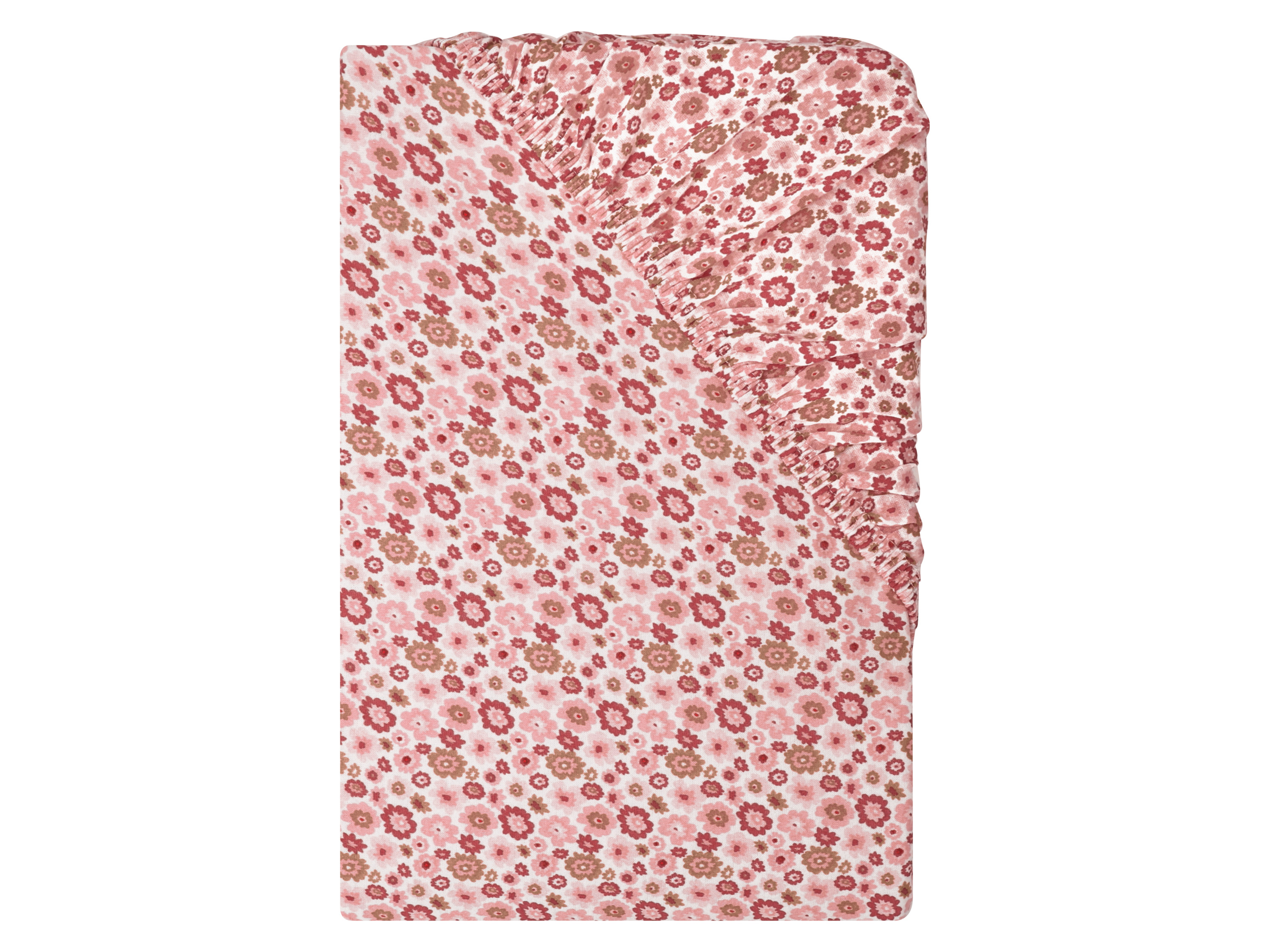 LIVARNO® Prześcieradło z dżerseju z gumką z nadrukiem, 180-200 x 200 cm (Kwiaty)