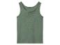 Dziecięca oliwkowa koszulka na ramiączkach