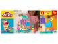 Play-Doh Super Lody: dziecko tworzy kolorowe lody z 5 pojemnikami ciastoliny.