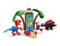 Zestaw LEGO Duplo Spidey i jego niesamowici przyjaciele, z dinozaurami i stacją kontrolną.