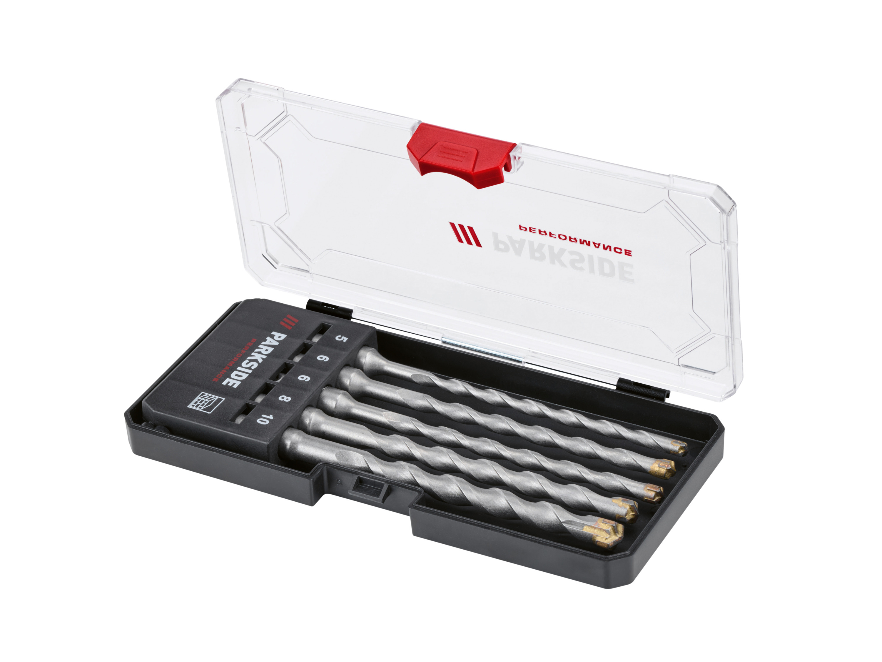 PARKSIDE PERFORMANCE® Zestaw 3 dłut lub zestaw 5 wierteł udarowych (Wiertło SDS Plus PSBSP 5 A1)
