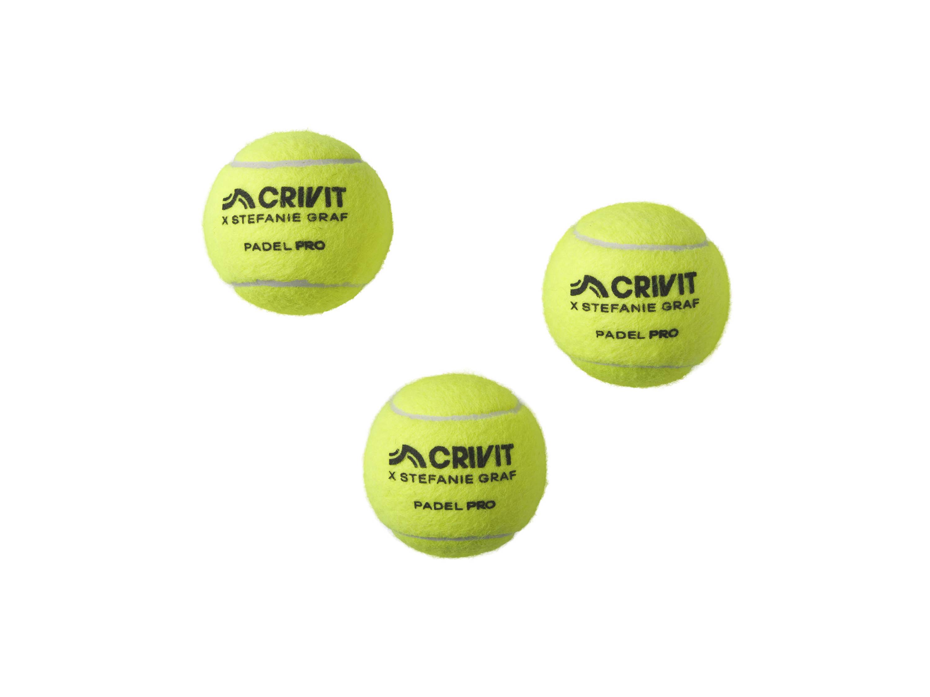 CRIVIT Piłki do padla Tournament PRO, 3 sztuki - 1