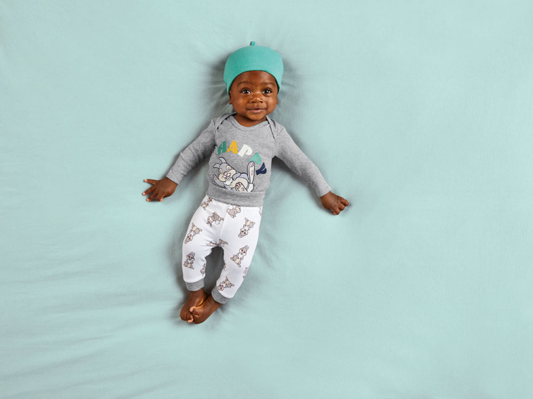 Pełny ekran: Komplet niemowlęcy (spodnie + body + czapeczka), 3 elementy - zdjęcie 7