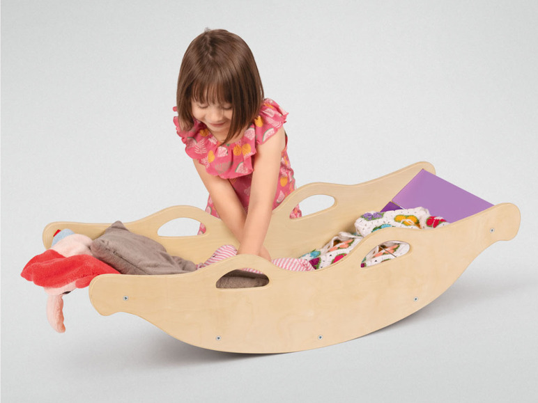 Pełny ekran: PLAYTIVE® Drewniany bujak i mostek Montessori - zdjęcie 8
