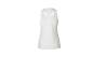 Biały damski top sportowy z plecami typu racerback