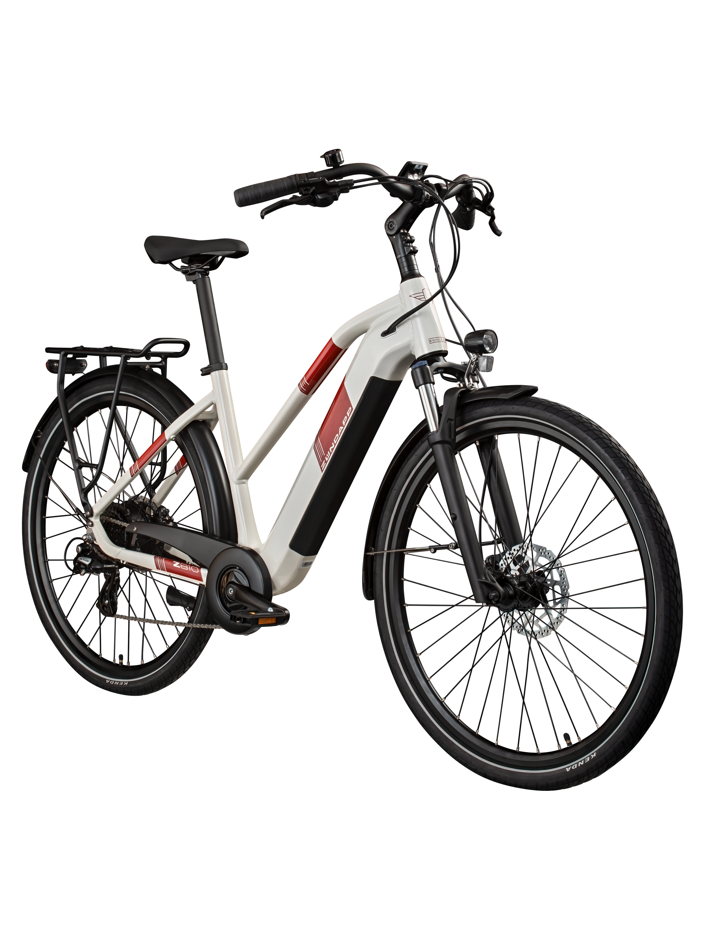 ZÜNDAPP Rower elektryczny trekkingowy »Z810 700c«, 28 cali (Damski, antyczna biel)