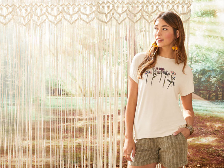Pełny ekran: esmara T-shirt damski z wiskozy, 1 sztuka - zdjęcie 8