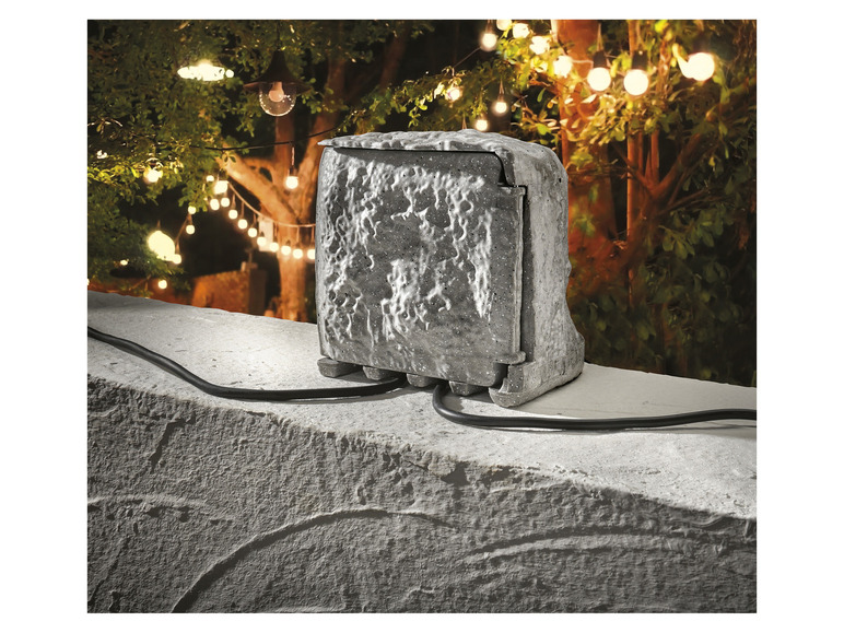 Pełny ekran: PARKSIDE® Gniazdo elektryczne ogrodowe, wygląd kamienia, z pokrywą na zawiasach - zdjęcie 19