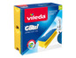 Dwie gąbki Vileda Glitzi Jumbo Soft XXL do czyszczenia.