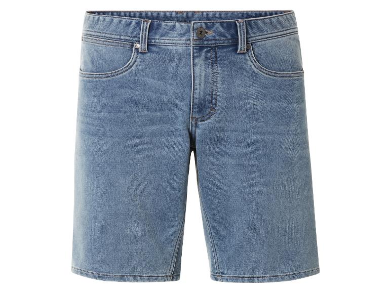 Krótkie spodenki jeansowe, jasnoniebieskie.