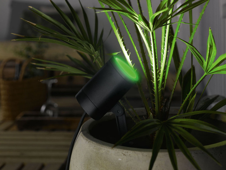 Pełny ekran: LIVARNO home Reflektor ogrodowy LED Zigbee Smart Home z możliwością przyciemniania - zdjęcie 3