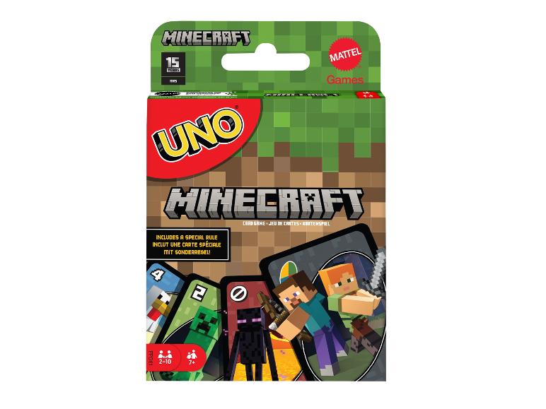 Gra karciana UNO w stylu Minecraft