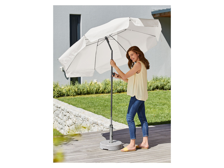 Pełny ekran: LIVARNO home Granitowy stojak na parasol słoneczny, okrągły - zdjęcie 3