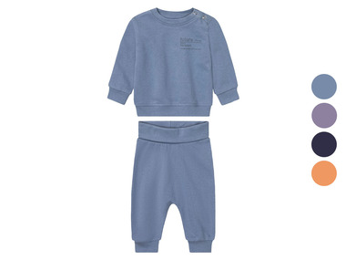 lupilu® Dres niemowlęcy z bawełną (bluzka + spodnie)