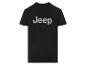 Czarny T-shirt z logo Jeep.