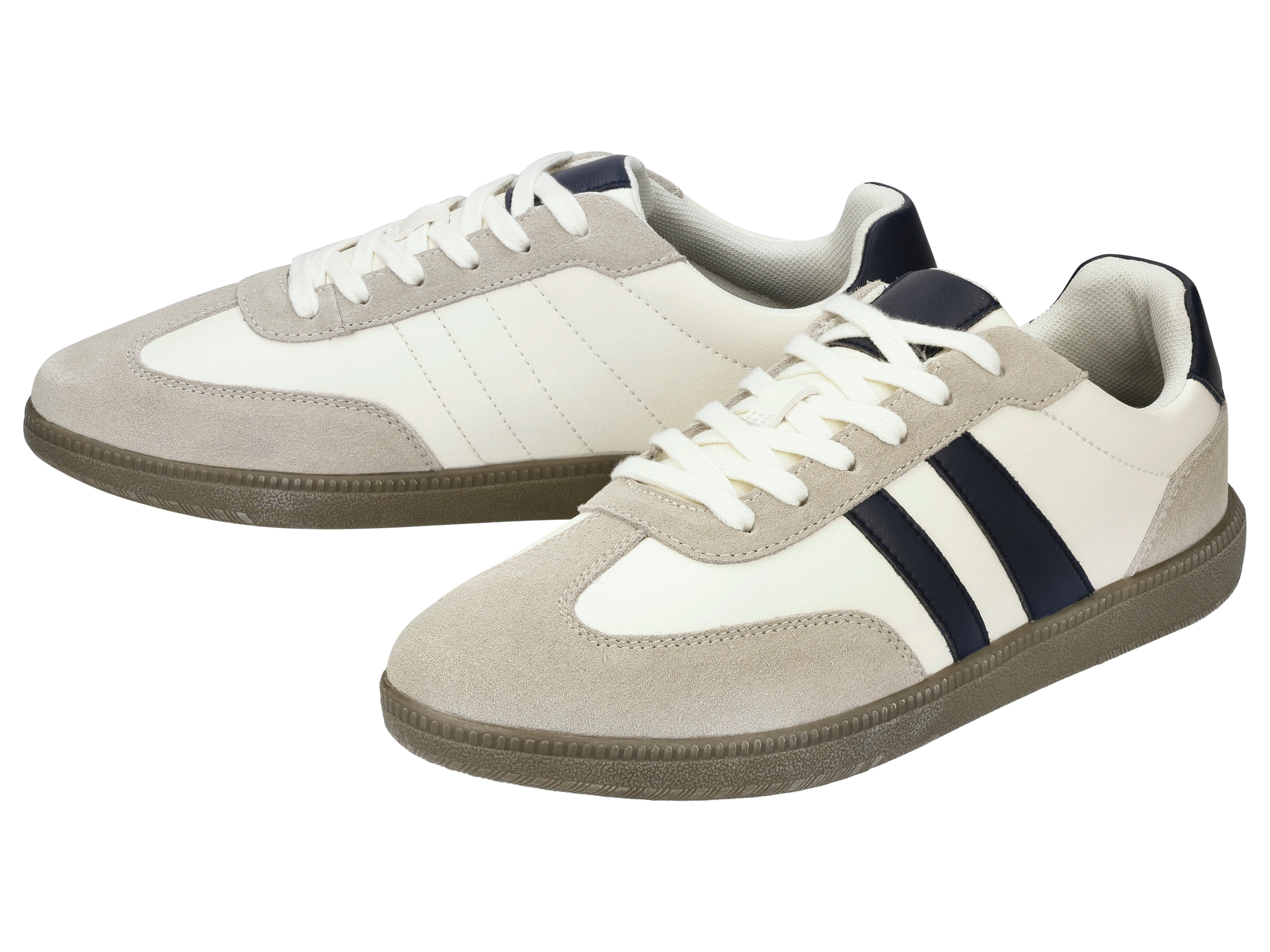 esmara Men Buty sneakersy męskie  (Biały/ szary, 43)