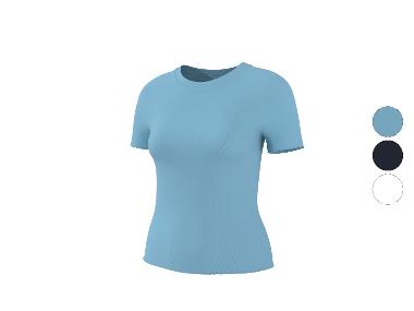ESMARA® Damski prążkowany t-shirt