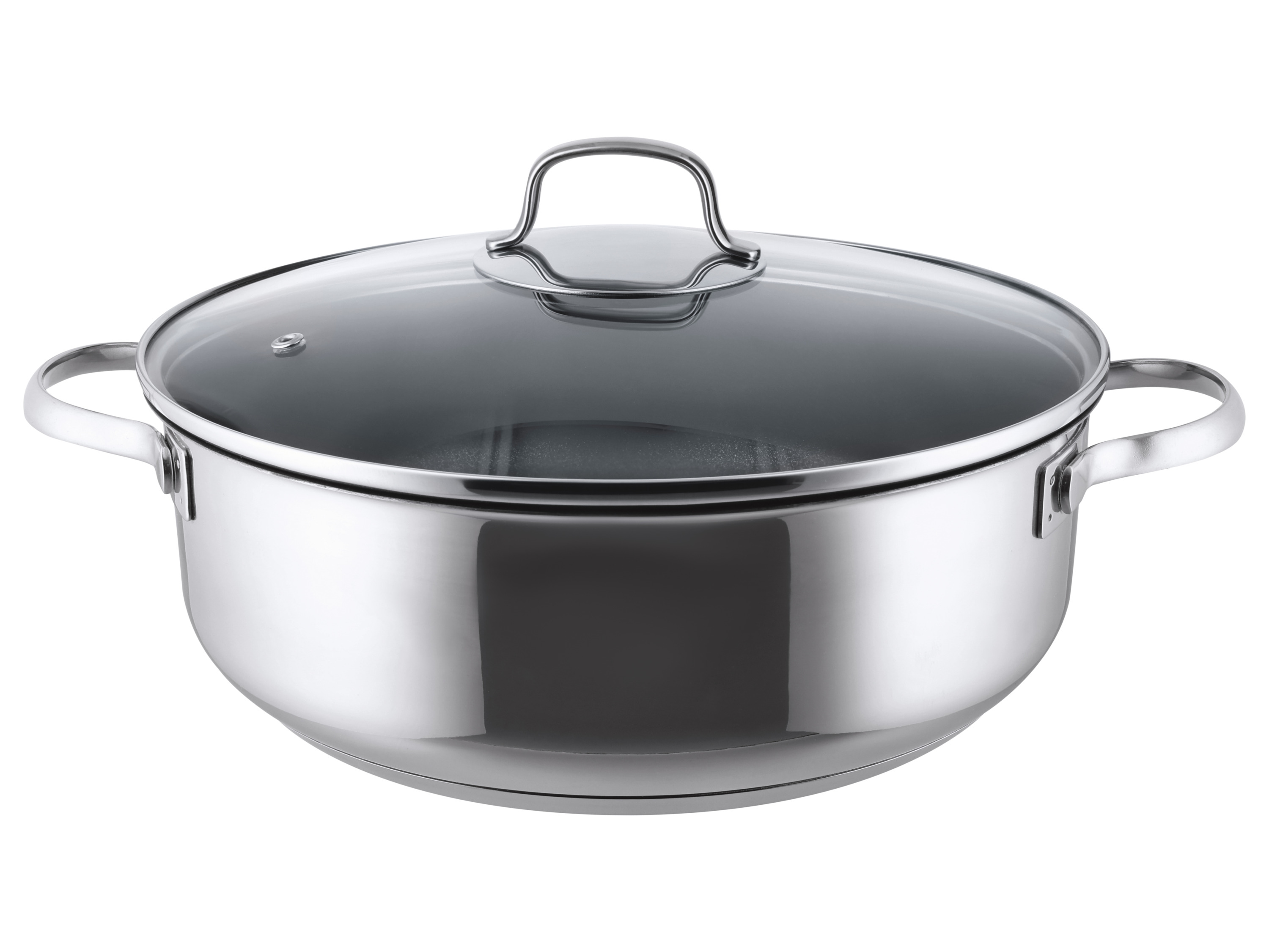 SILVERCREST® Rondel ze stali nierdzewnej, 28 cm (Bez powłoki)