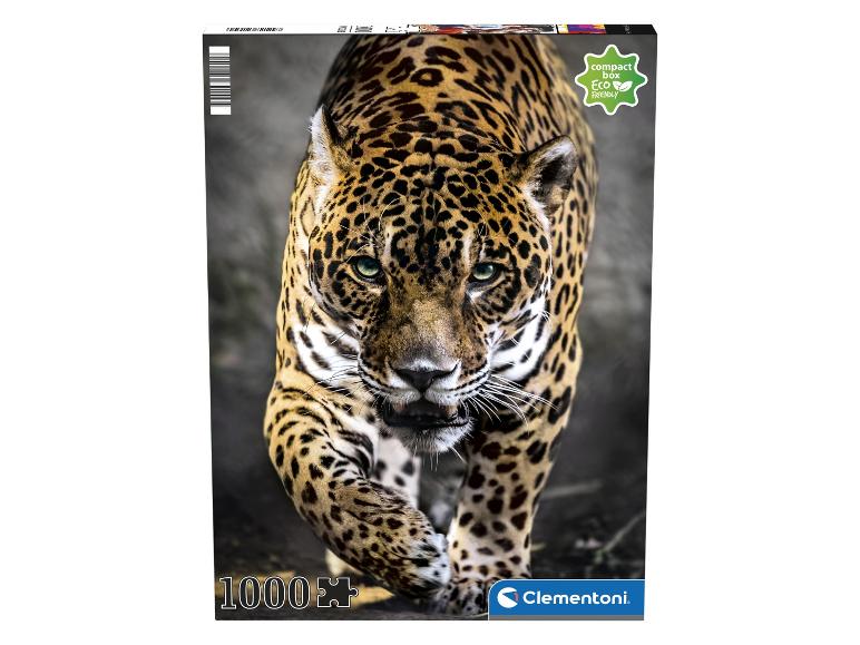 1000-elementowa puzzle Clementoni z jaguarem.