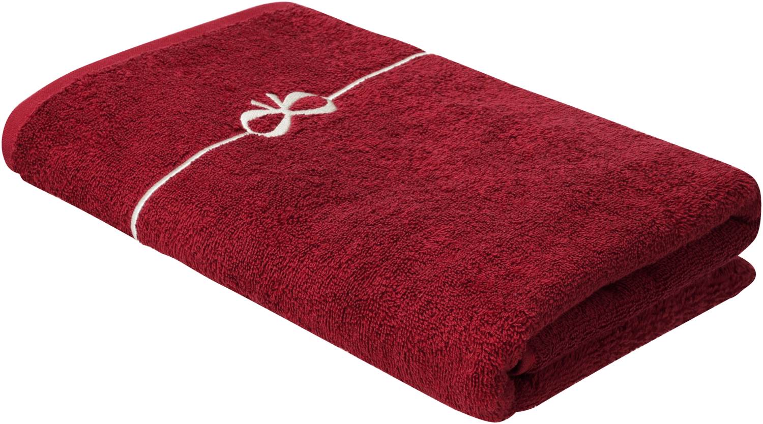 LIVARNO® Ręcznik kąpielowy frotte, 70 x 140 cm (Czerwony)