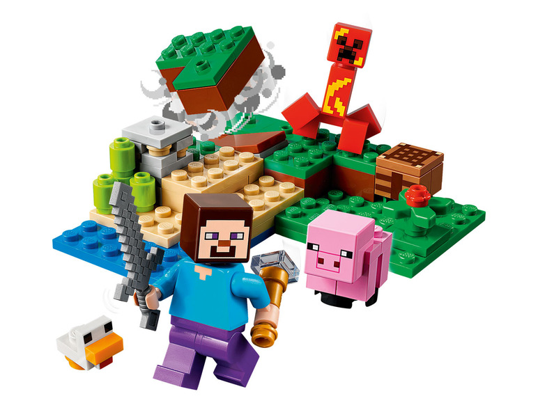Pełny ekran: Lego Minecraft Zestaw klocków Minecraft 21177 Zasadzka Creepera - zdjęcie 2