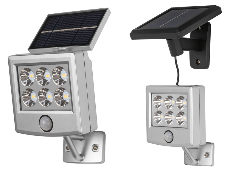 Pełny ekran: LIVARNO home Reflektor solarny LED z czujnikiem ruchu, 1 szt. - zdjęcie 1
