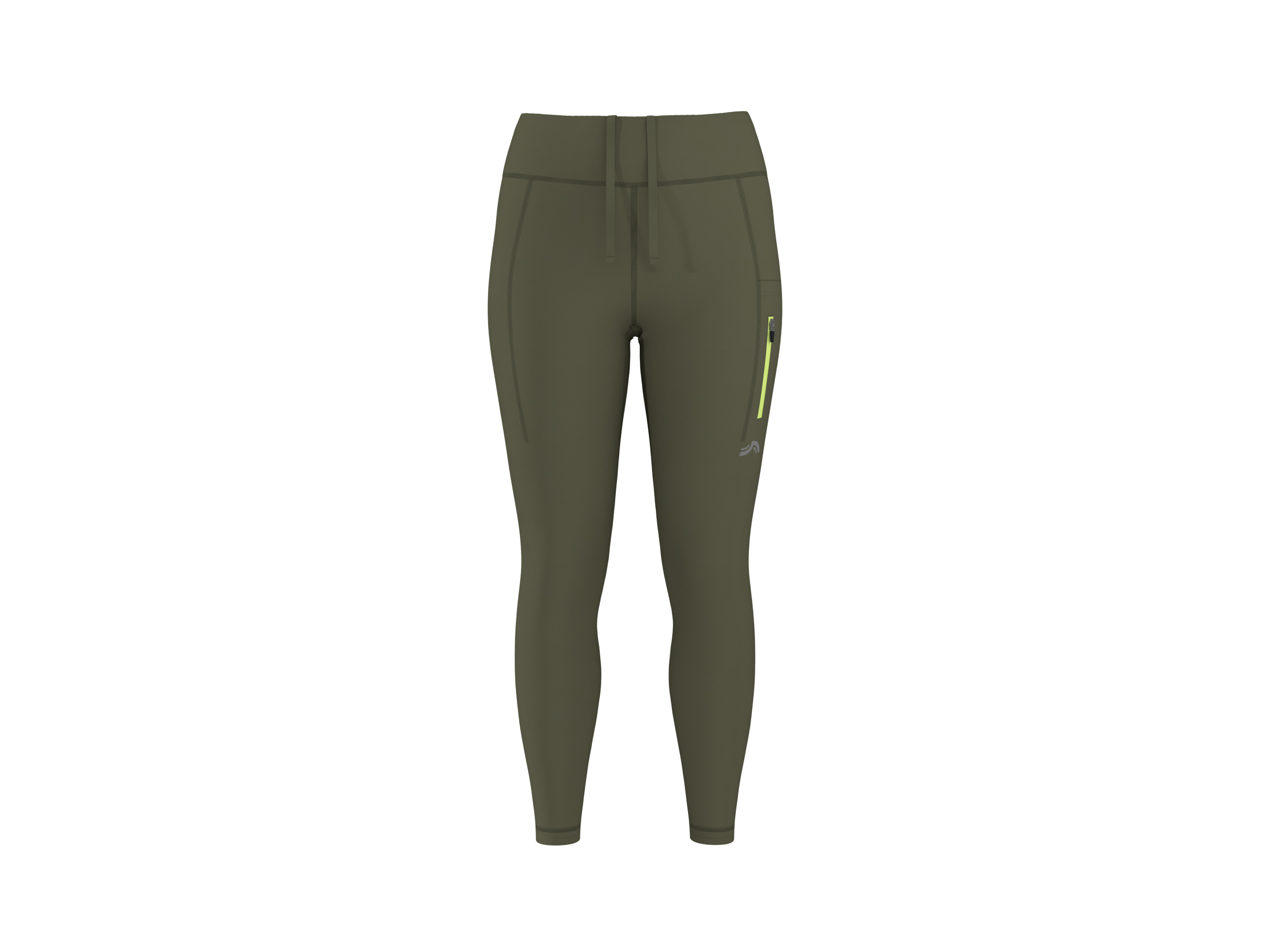 CRIVIT Damskie legginsy funkcjonalne (Zielony, XS (32/34))