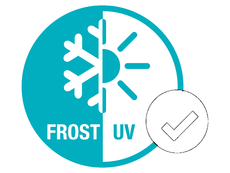 Frost i UV: ochrona gwarantowana.
