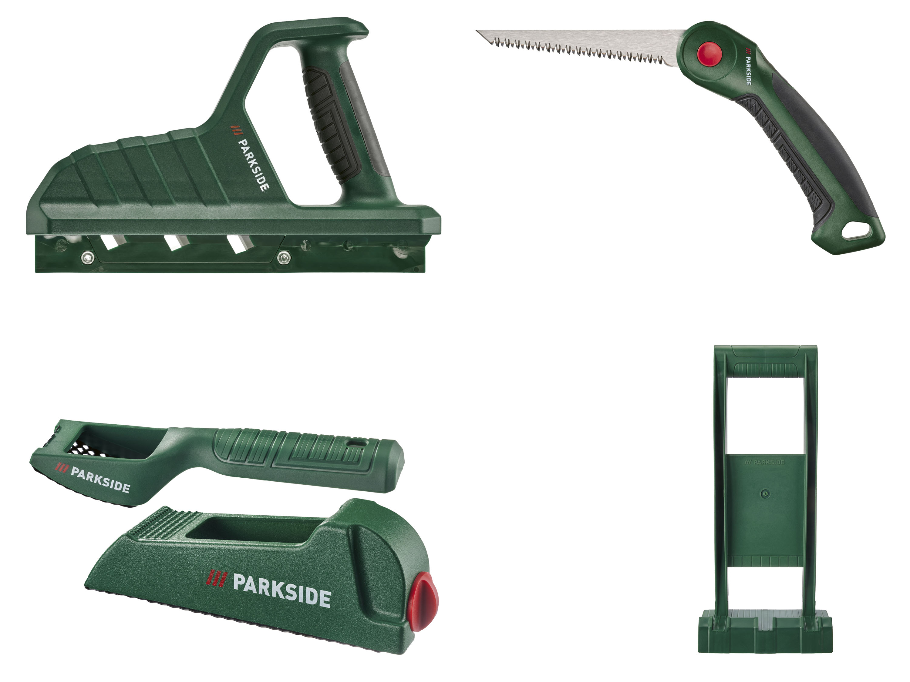 PARKSIDE® Strug do krawędzi płyt g-k / Składana piła otwornica / Zestaw strugów jednoręcznych / Uchwyt do przenoszenia płyt