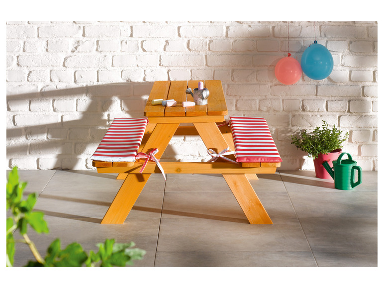Pełny ekran: LIVARNO home Stół piknikowy dla dzieci, z poduszkami - zdjęcie 5