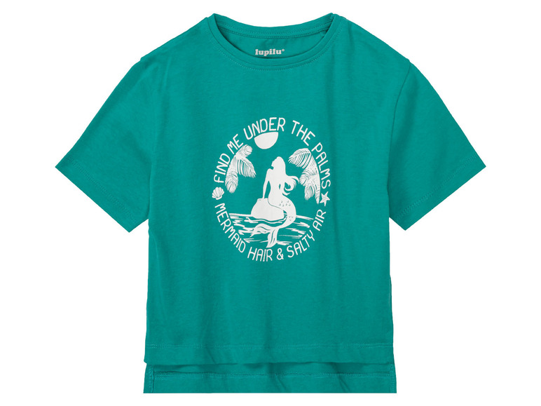 Pełny ekran: lupilu® T-shirty dziewczęce z bawełny, 2 sztuki - zdjęcie 9