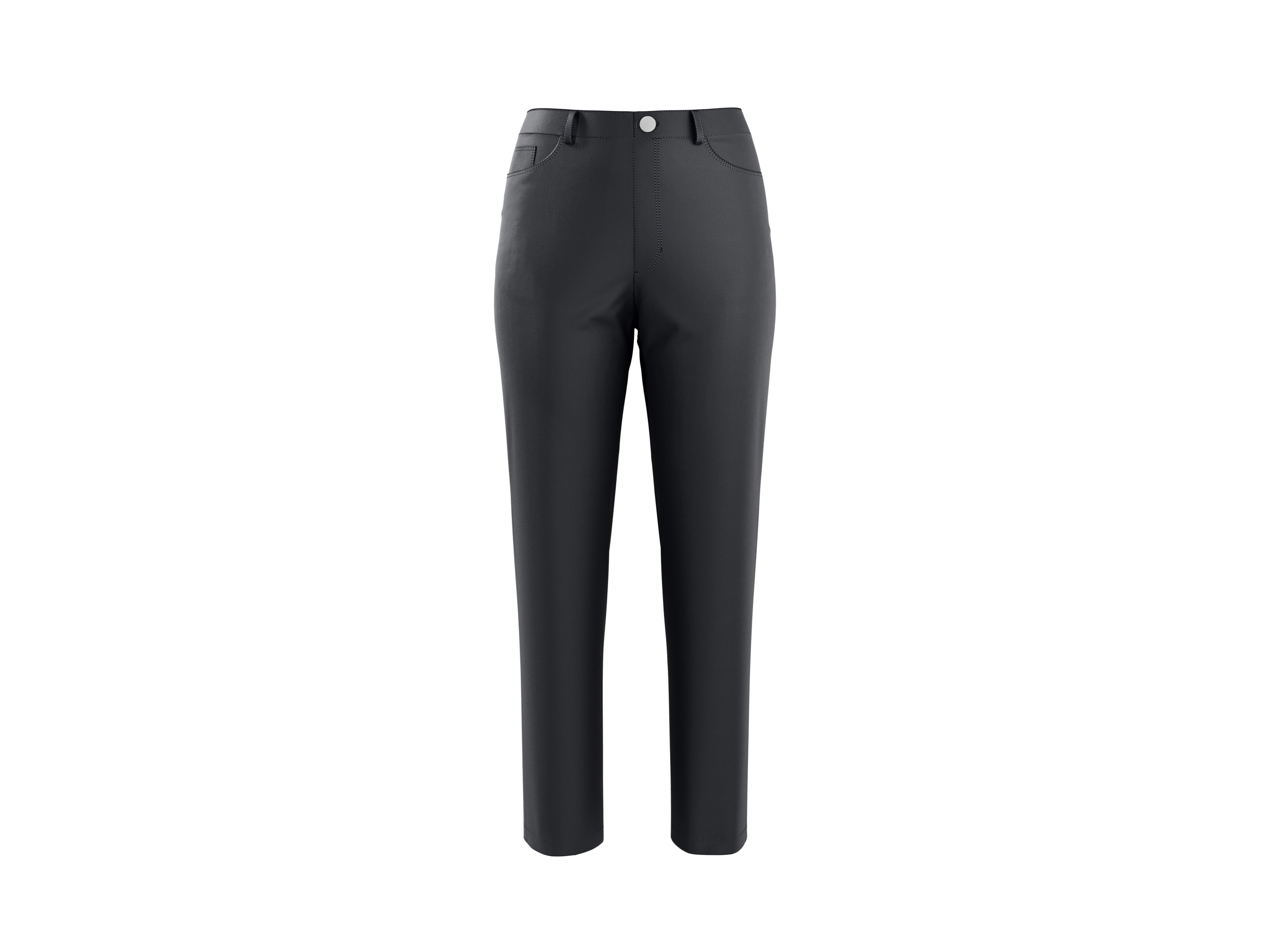 ESMARA® Spodnie damskie Slim Fit (Czarny, 34)