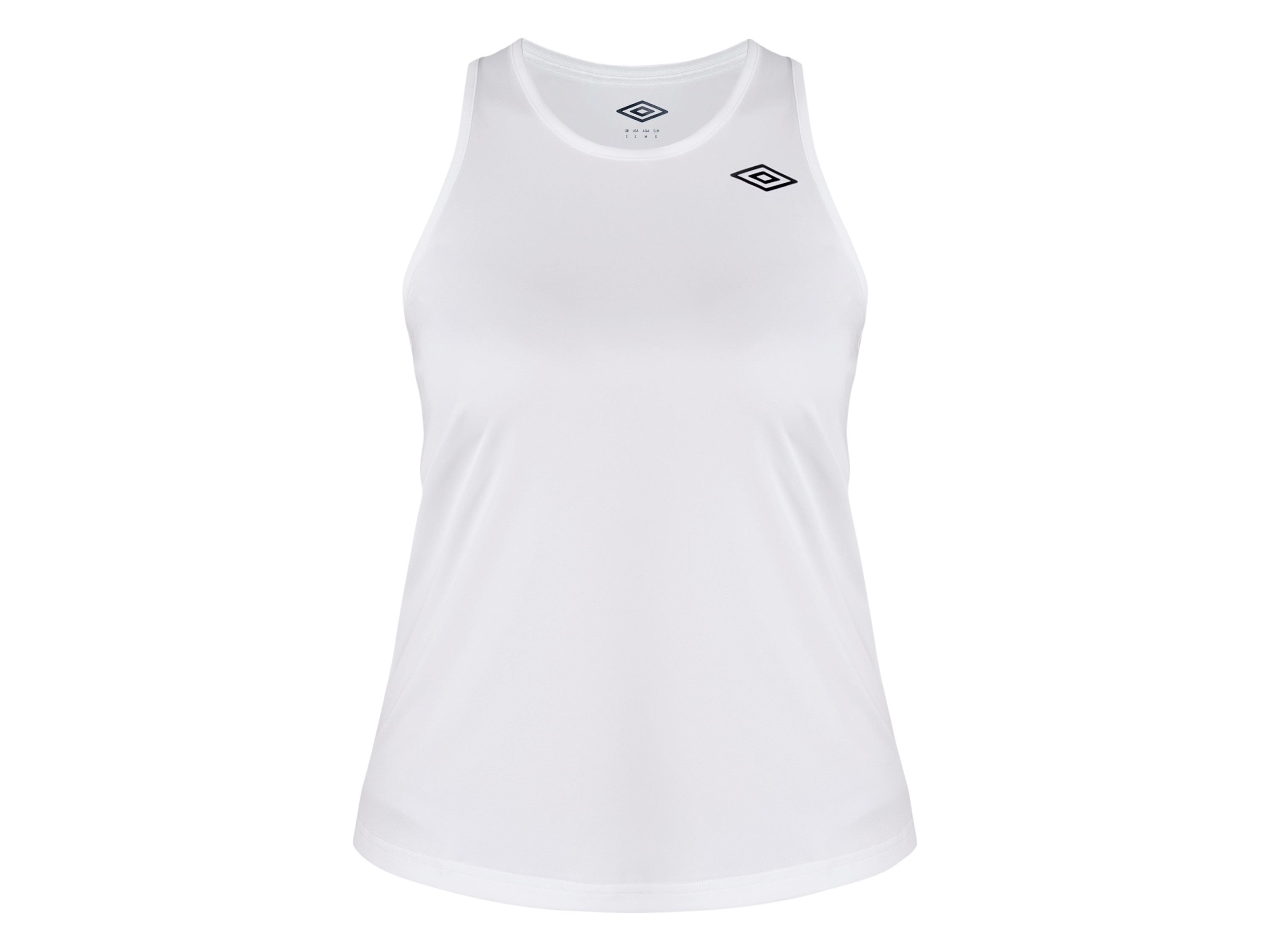 UMBRO Damski top z okrągłym dekoltem (biała, L)