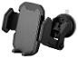 Czarny uchwyt samochodowy na telefon z przyssawką