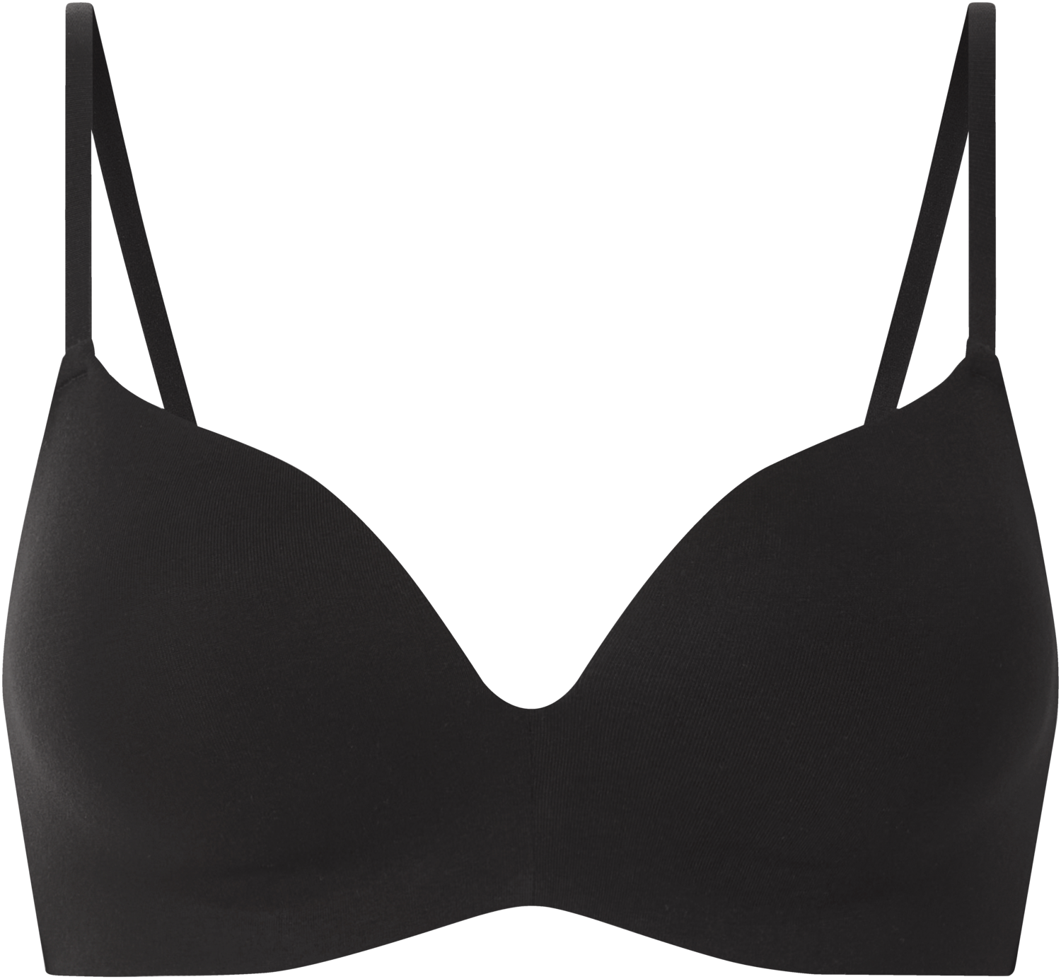 ESMARA® Damski biustonosz miękki (Czarny, 85b)