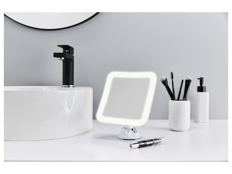 Pełny ekran: LIVARNO home Lusterko kosmetyczne LED z 5-krotnym powiększeniem - zdjęcie 6