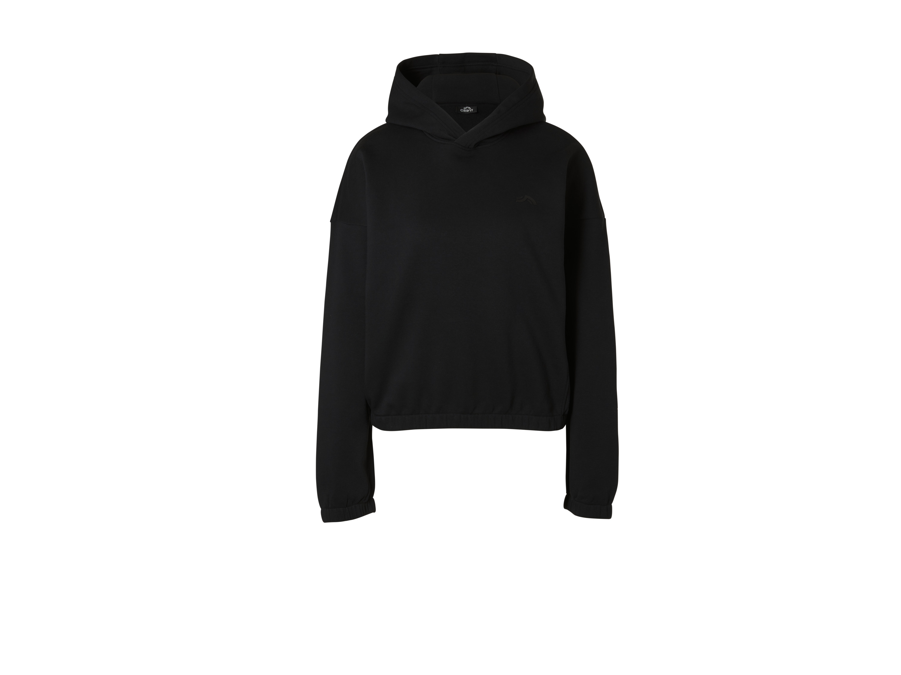 CRIVIT Bluza rozpinana damska (Czarny, S(36/38))