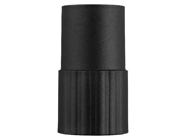 Czarna cylindryczna lampa z karbowaną podstawą