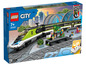 Zestaw LEGO City z pociągiem pasażerskim, torami i pilotem