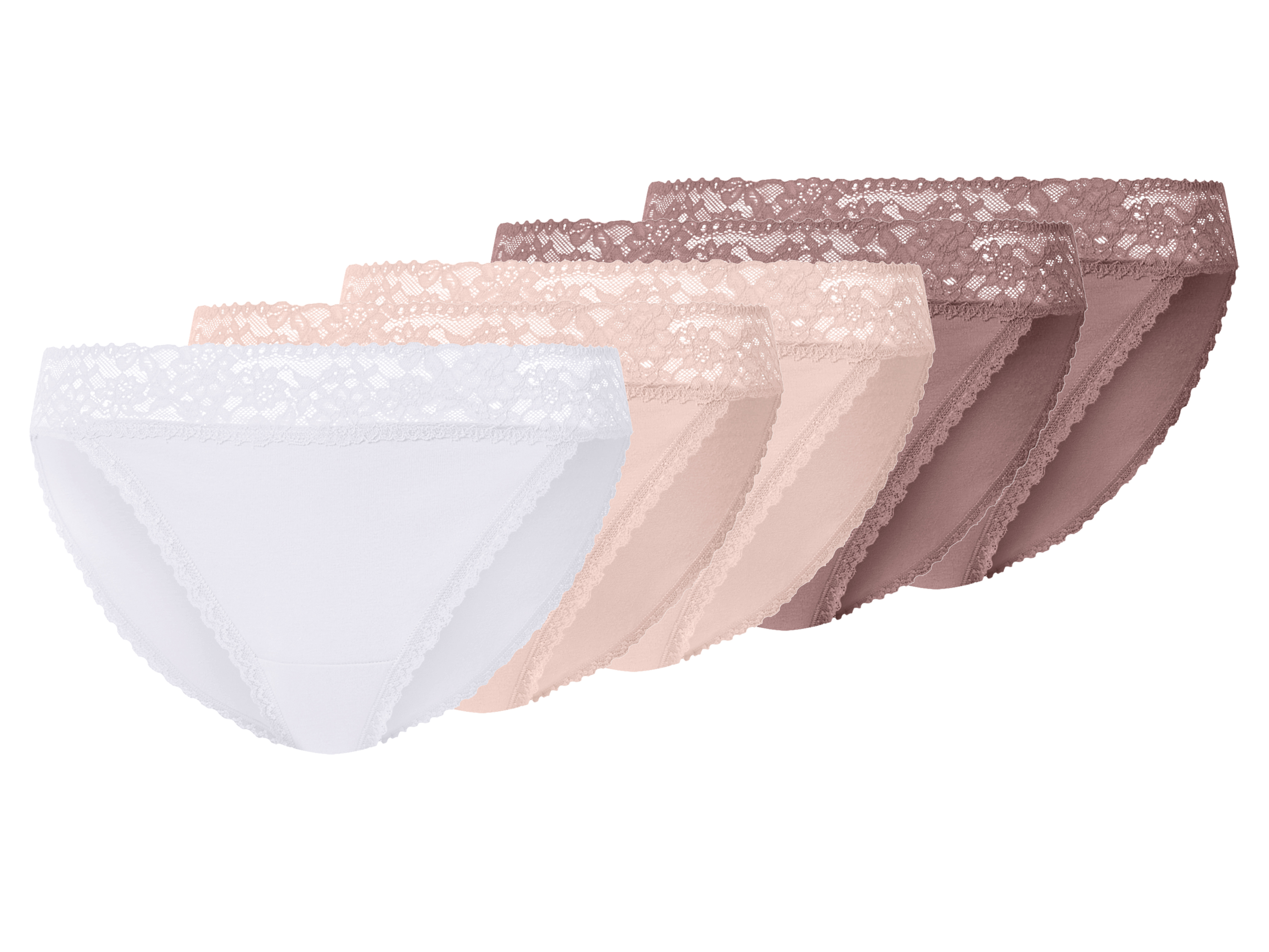 esmara® Figi damskie  z bawełną, 5 par 