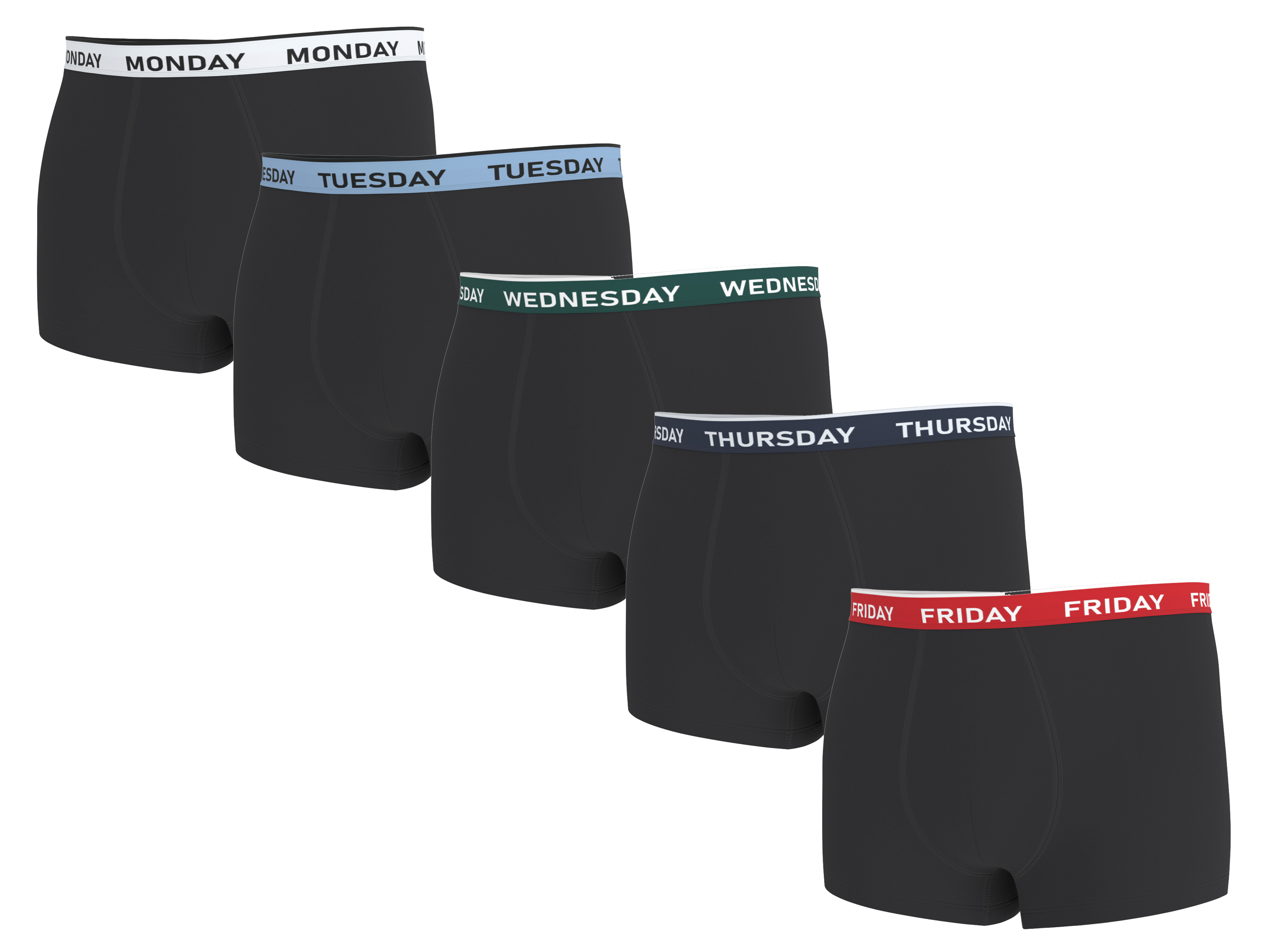 ESMARA MEN Bokserki męskie, 5 par (Czarny, 8/XXL)