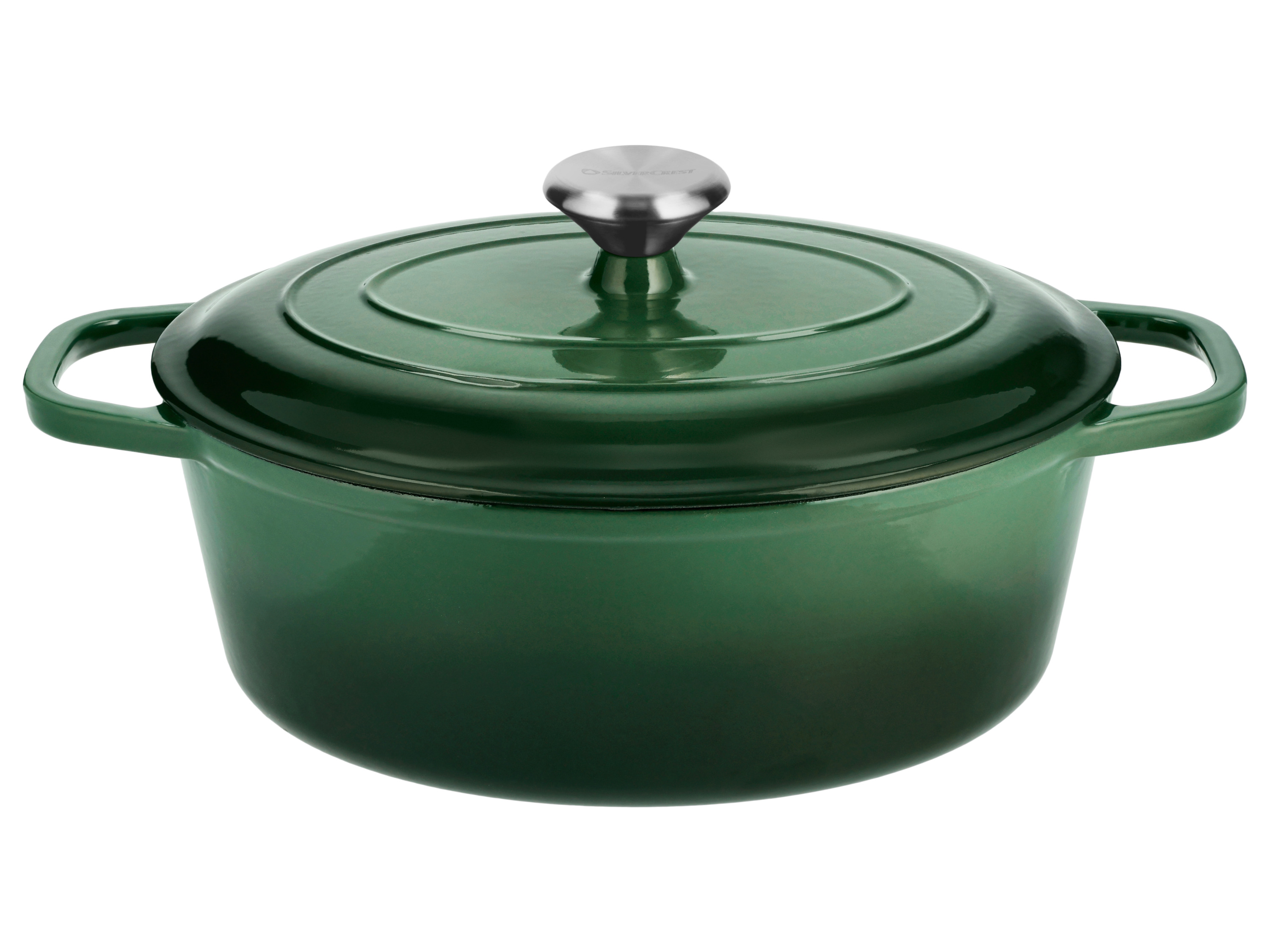 SILVERCREST® Żeliwna brytfanna Premium, Ø 29 cm (zielony)