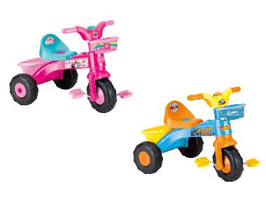 Rowerek trójkołowy Hot Wheels lub Barbie z wbudowanym klaksonem