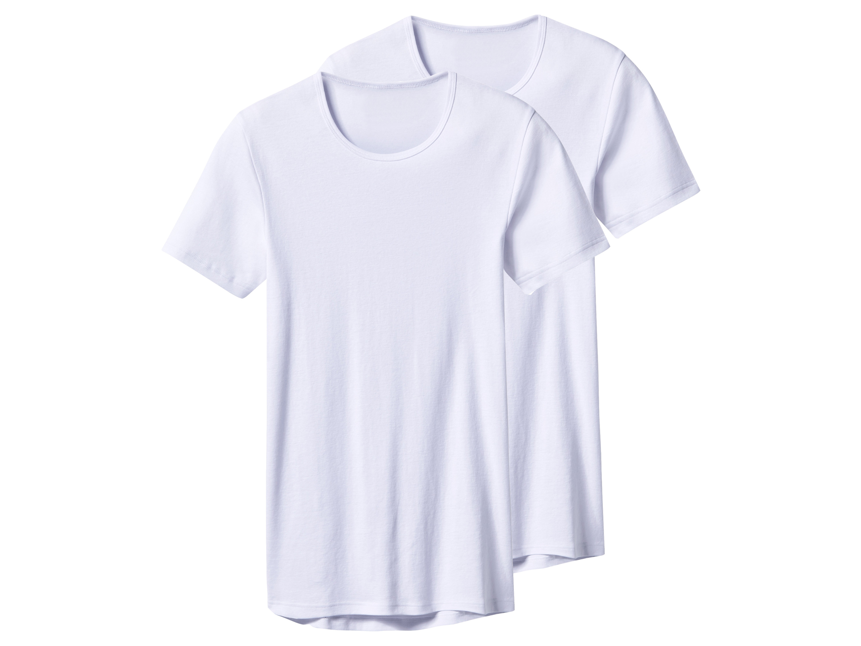 esmara Men Podkoszulki męskie z bawełny, 2 sztuki