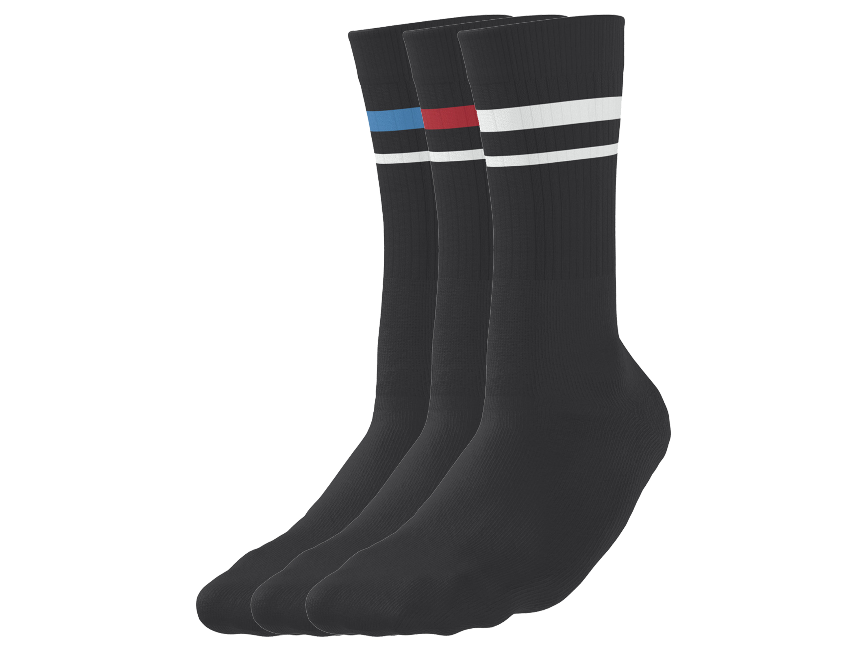 esmara Men Skarpetki tenisowe męskie z bawełną, 3 pary