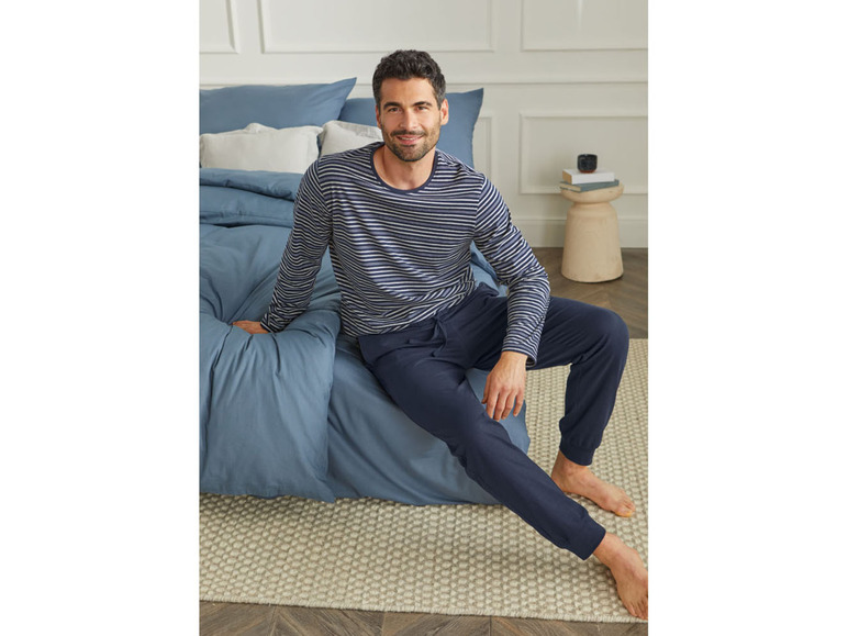 Pełny ekran: LIVERGY® Piżama męska z bawełny (bluzka + spodnie) - zdjęcie 16