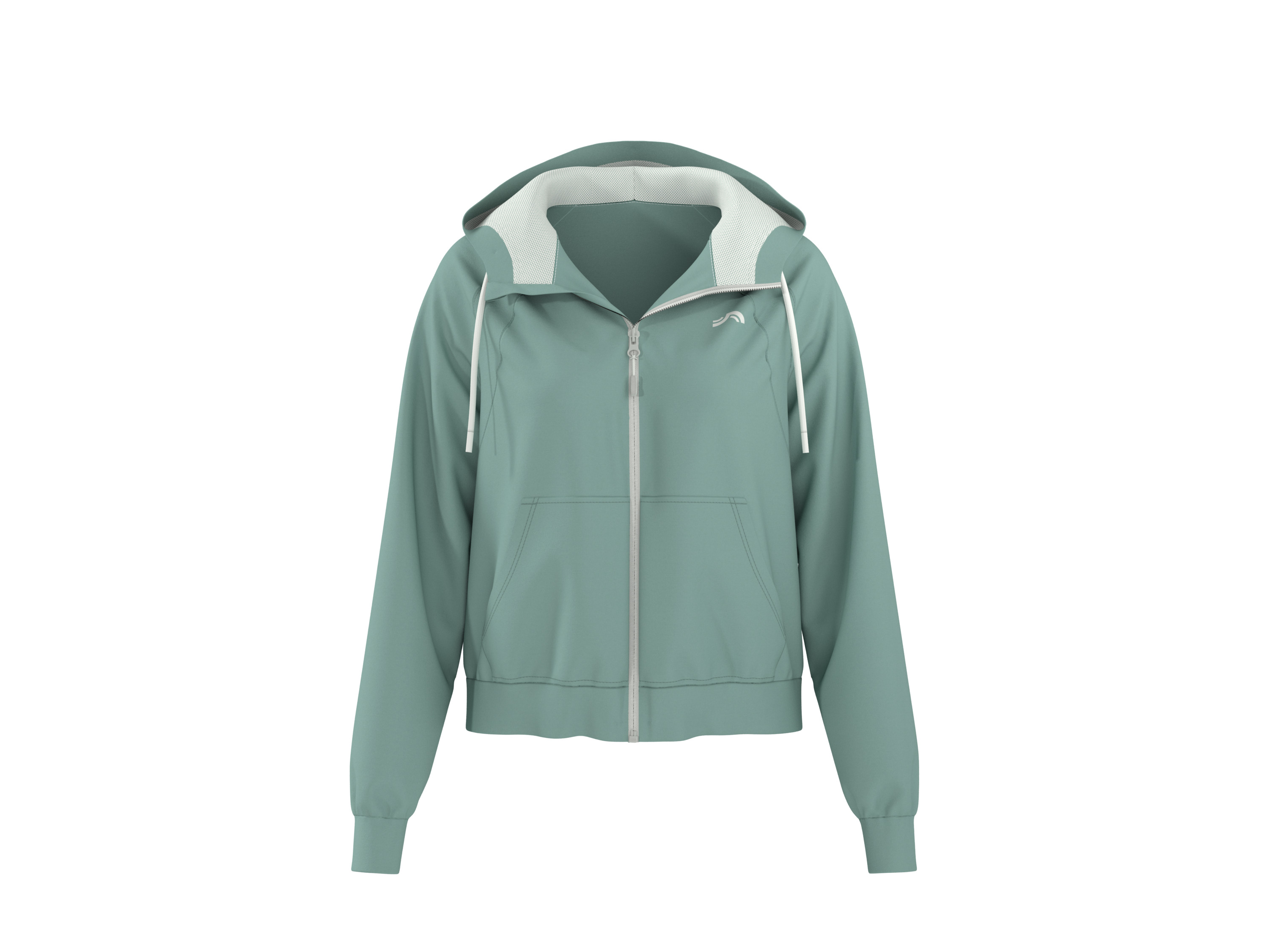 CRIVIT Bluza rozpinana damska (Zielona, L(44/46))
