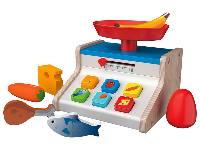 Pełny ekran: Playtive Drewniane zabawki akcesoria do zabawy w sklep, 1 zestaw - zdjęcie 2
